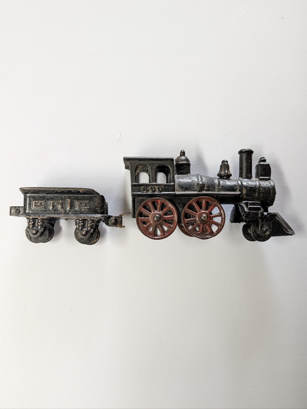 vintage CAST IRON TRAIN erie railroad toy